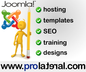 Joomla Hosting, Joomla templates and Joomla SEO from Prolateral, Luton, Bedfordshire, UK.